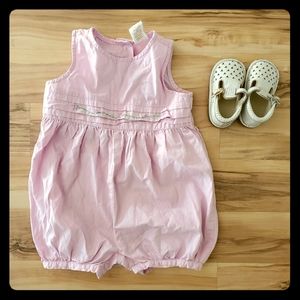 Pink babyGAP bubble and vintage walking trainers